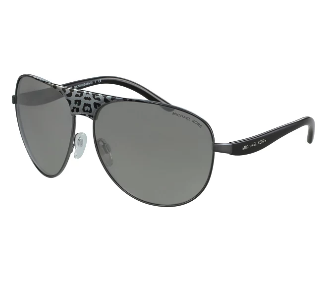 Lunettes de soleil Michael Kors MK-1006 10586G 62 14 GunmetalLeo