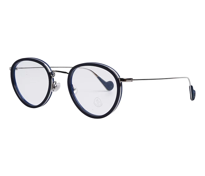 Lunettes de vue Moncler ML5057-V 92A 50 21 BleuArgent