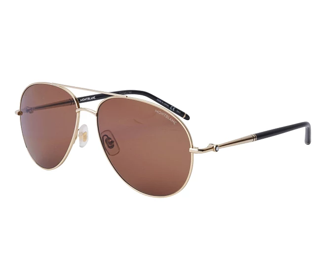 Lunettes de soleil Mont Blanc MB-0068-S 001 61 15 OrNoir