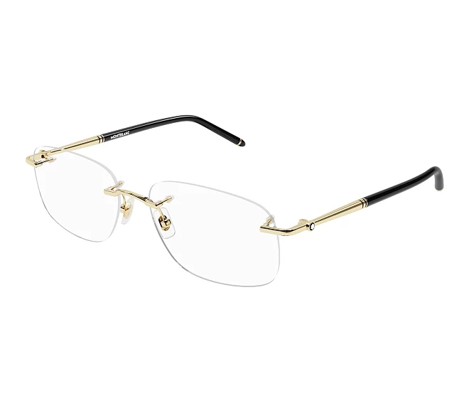 Lunettes de vue Mont Blanc MB0071O 003 58 17 Or