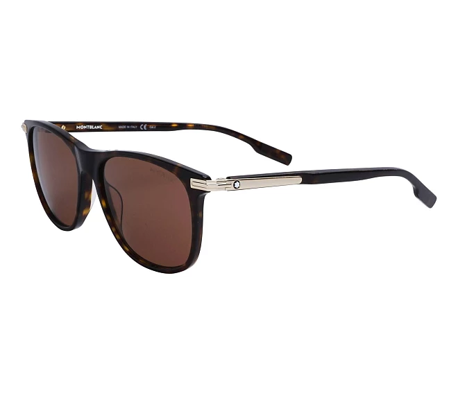 Lunettes de soleil Mont Blanc MB0216S 002 56 16 Havane