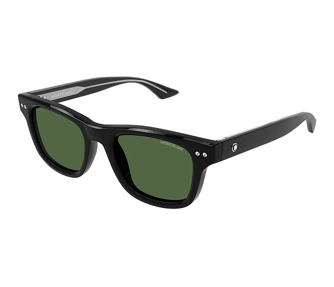 Lunettes de soleil Mont Blanc MB0254S 006 53 20 NoirArgent