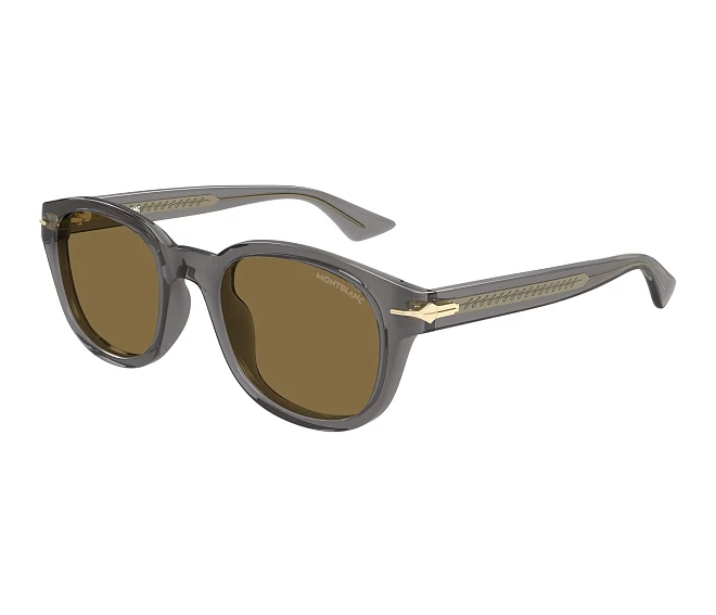 Lunettes de soleil Mont Blanc MB0435S 003 51 21 Gris