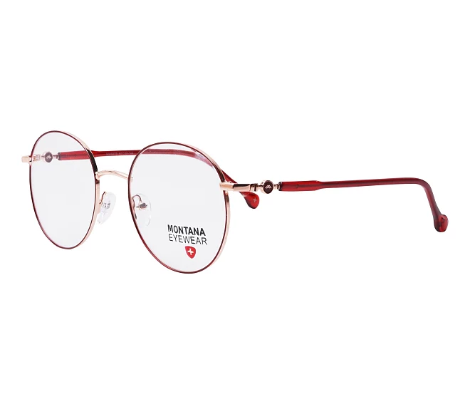 Lunettes de vue Montana MM587 B 50 20 RougeRose doré