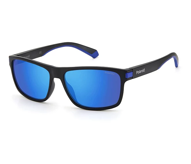 Lunettes de soleil Polaroid PLD-2121-S 0VK/5X 58 15 NoirBleu