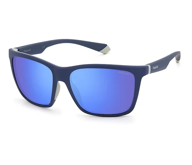 Lunettes de soleil Polaroid PLD-2126-S XW0/5X 58 15 BleuGris