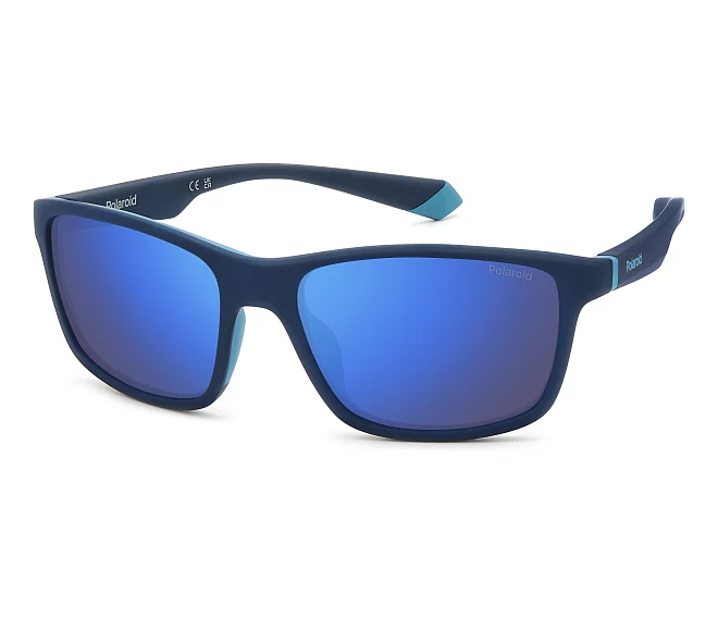 Lunettes de soleil Polaroid PLD-2153-S FLL/5X 58 16 Bleu