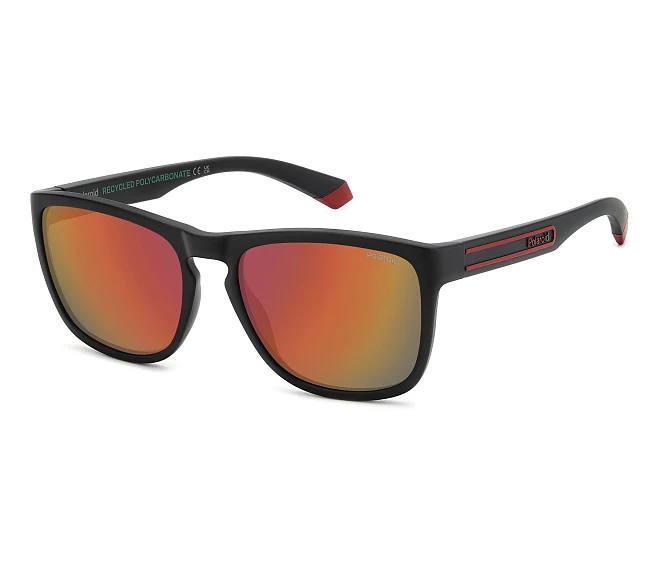 Lunettes de soleil Polaroid PLD-2161-S OIT/OZ 57 18 NoirRouge