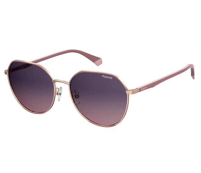Lunettes de soleil Polaroid PLD-4106-G-S YK9/XW 59 17 Cuivre doréMarron