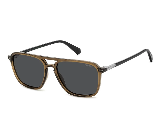 Lunettes de soleil Polaroid PLD-4182-S-X 09Q/M9 57 16 Marron