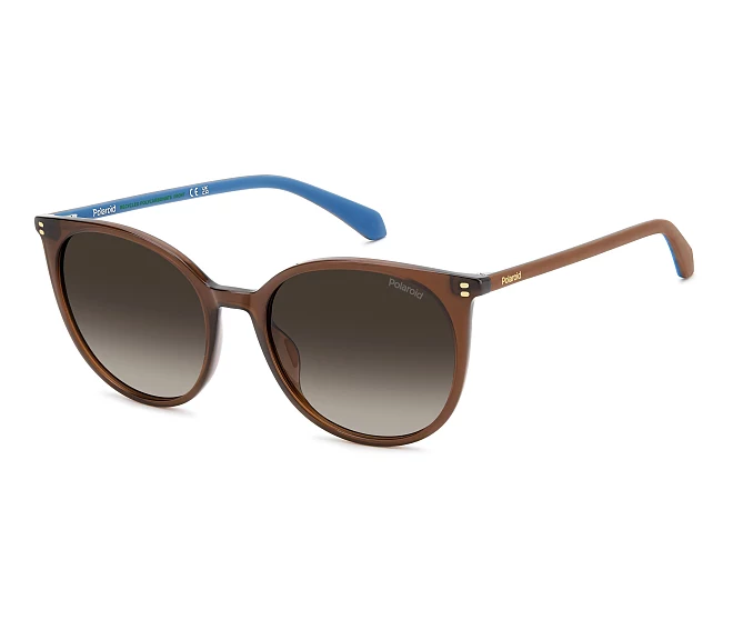 Lunettes de soleil Polaroid PLD-4208-S-X 09Q/LA 55 18 Marron