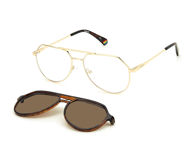 Lunettes de vue Polaroid PLD-6156-CS J5GSP 56 16 Or