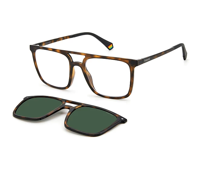 Lunettes de vue Polaroid PLD-6166-CS 086/UC 54 19 Havane