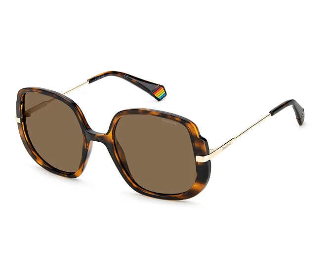 Lunettes de soleil Polaroid PLD-6181-S 086/SP 53 20 Havane