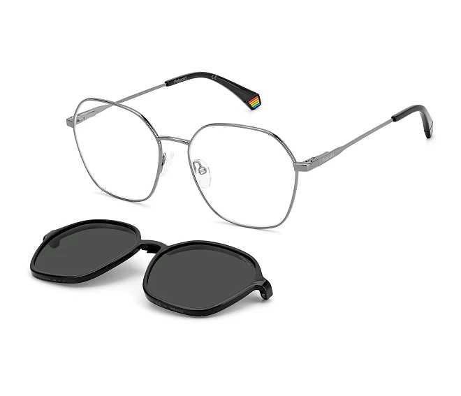 Lunettes de vue Polaroid PLD-6183-CS V81/M9 56 17 GunmetalNoir