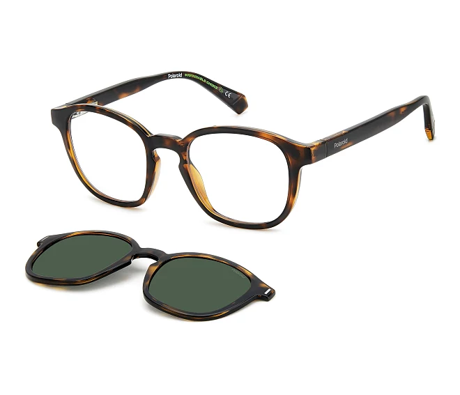 Lunettes de vue Polaroid PLD-6203-CS 086/UC 49 20 Havane
