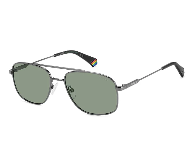 Lunettes de soleil Polaroid PLD-6235-S-X ASR/UC 56 17 RuthéniumVert