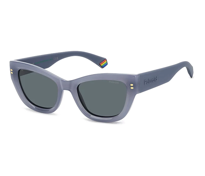 Lunettes de soleil Polaroid PLD-6237-S-X MVU/C3 52 20 BleuRouge