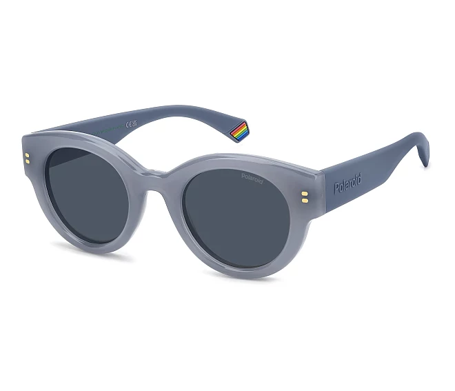 Lunettes de soleil Polaroid PLD-6240-S-X MVU/C3 48 24 BleuRouge