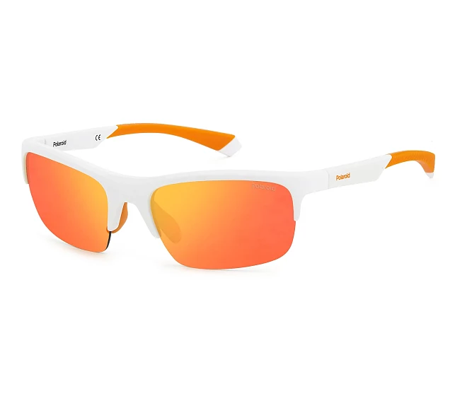 Lunettes de soleil Polaroid PLD-7042-S 0ZE/OZ 64 12 BlancJaune
