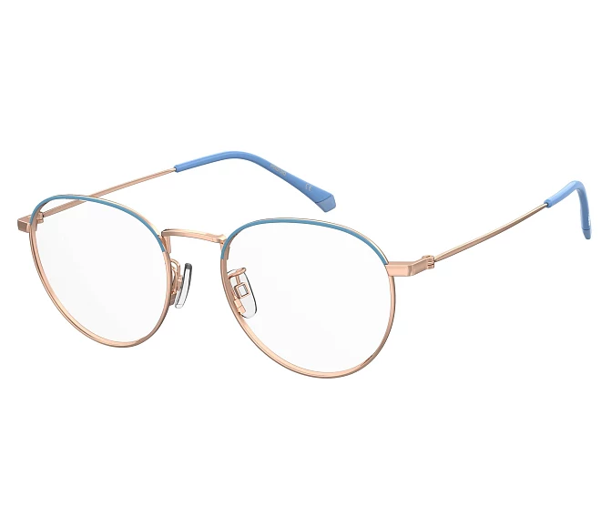 Lunettes de vue Polaroid PLD-D396-G QWU 51 19 Rose doréBleu