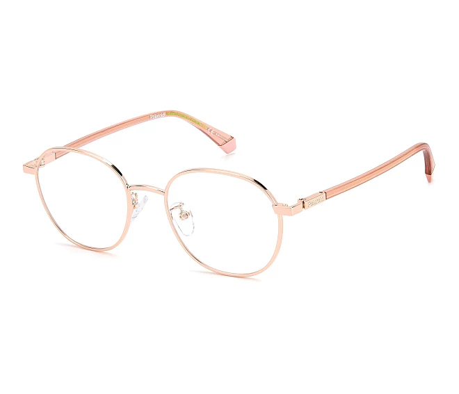 Lunettes de vue Polaroid PLD-D456-G DDB 51 19 Rose doré