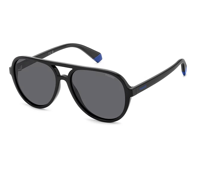 Lunettes de soleil Polaroid PLD-8046-S-T 807/M9 53 14 Noir