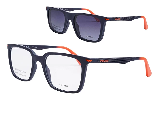 Lunettes de vue Police UK136 C03P 50 18 BleuOrange