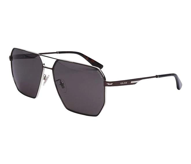 Lunettes de soleil Police SPLL79 A75P 61 14 MarronAcier