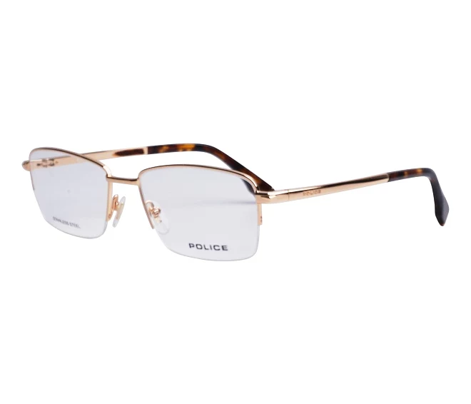 Lunettes de vue Police VPLR68 0300 55 18 OrMarron