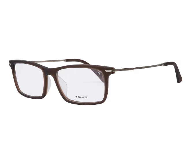 Lunettes de vue Police VPL473 6W8M 52 16 MarronMétal