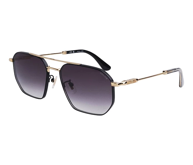 Lunettes de soleil Police SPLP34 0302 58 17 NoirOr