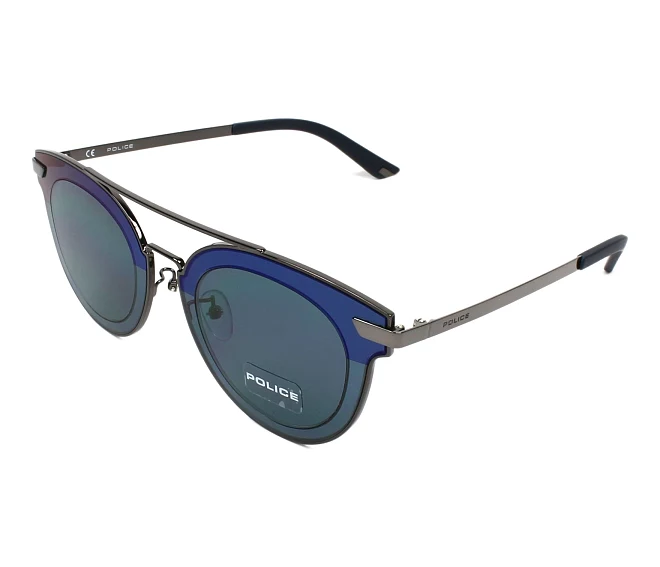 Lunettes de soleil Police SPL-349 0568 47 24 GunmetalBleu