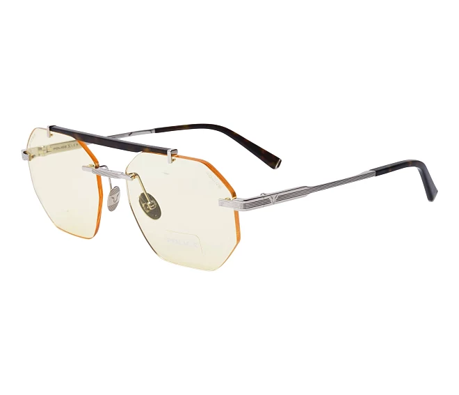 Lunettes de soleil Police SPLG-35 0579 56 18 ArgentHavane