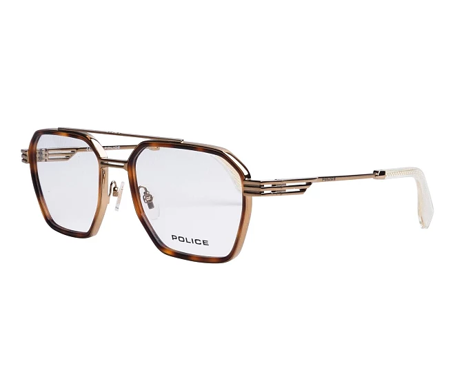 Lunettes de vue Police VPLQ76E 08FF 55 19 MarronOr