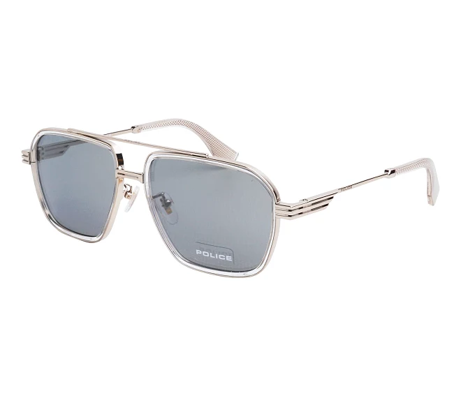 Lunettes de soleil Police SPLQ91-E 8FFG 58 17 ArgentCristal