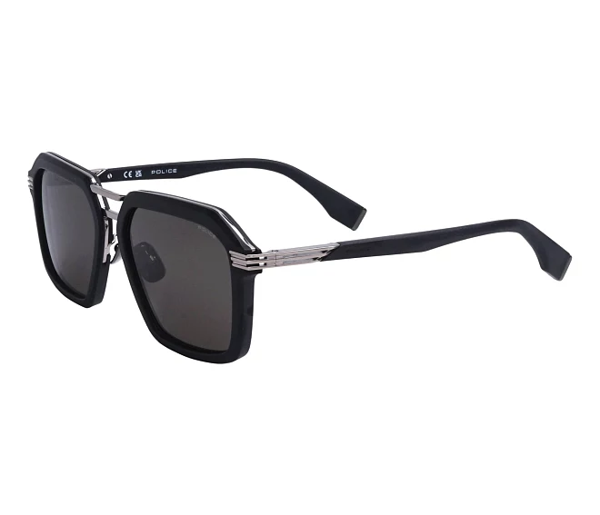 Lunettes de soleil Police SPLQ92 509P 58 18 NoirArgent