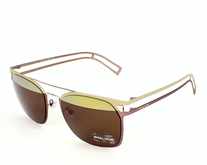 Lunettes de soleil Police S-8958 SN6H 52 20 Rose doréJaune