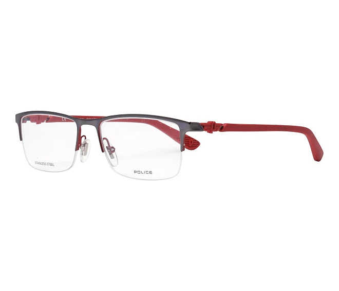 Lunettes de vue Police VPL-794 0597 55 17 AluminiumRouge brique