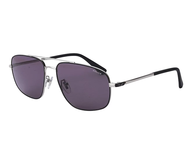Lunettes de soleil Police SPLE04 0K07 58 16 ArgentNoir