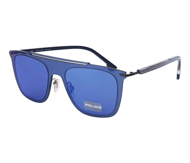 Lunettes de soleil Police SPL581M 627B 52 20 Bleu