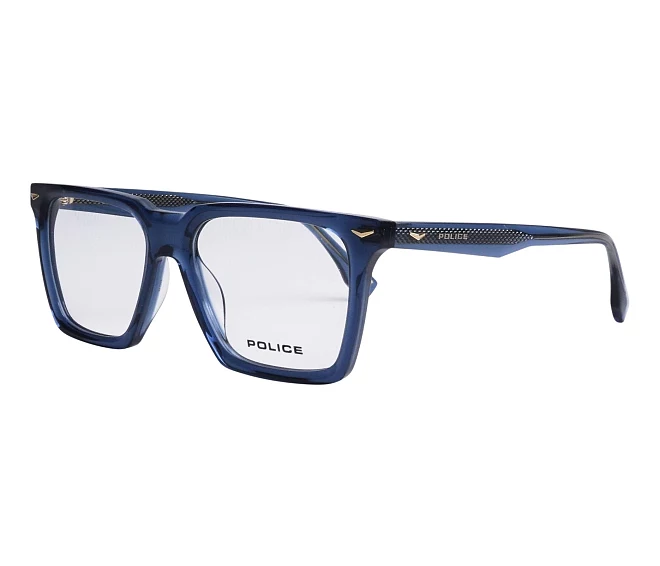 Lunettes de vue Police VPLR66E 0AGQ 53 16 BleuOr