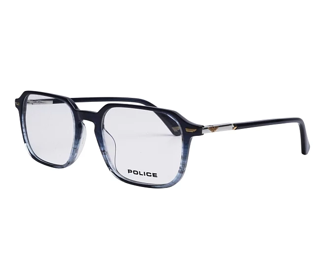 Lunettes de vue Police VPLQ69 GBLY 51 19 BleuTransparent