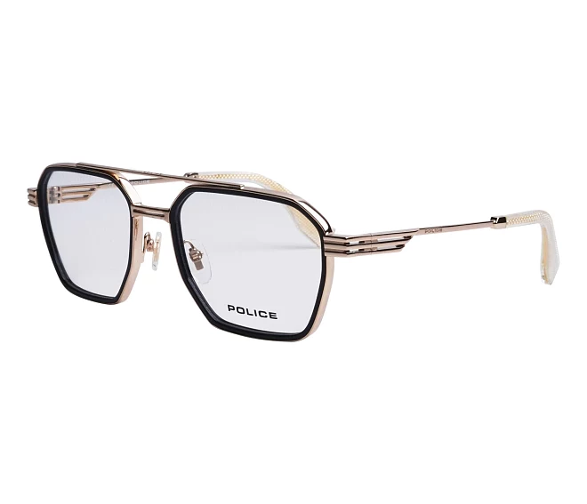 Lunettes de vue Police VPLQ76E 300Y 55 19 NoirOr