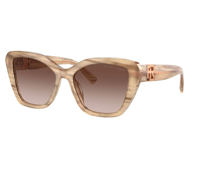 Lunettes de soleil Ralph Lauren RL8216U 610613 55 17 Marron