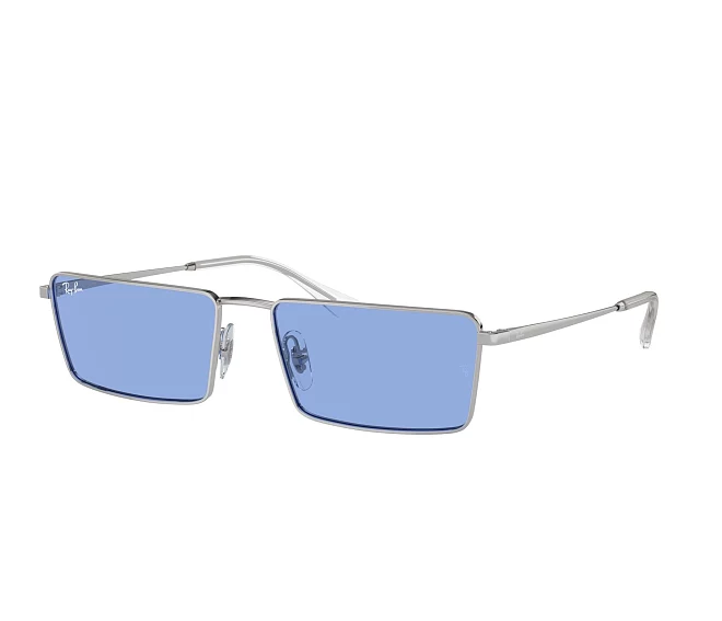 Lunettes de soleil Ray-Ban RB3741 003/80 56 17 Argent