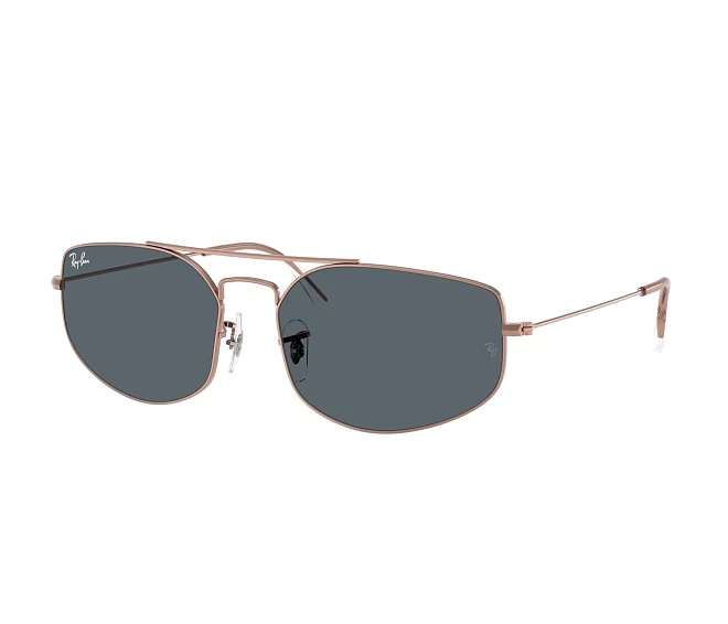 Lunettes de soleil Ray-Ban RB3845 9035R5 57 17 Marron