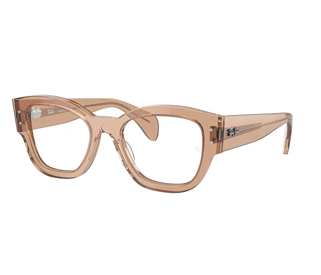 Lunettes de vue Ray-Ban RX7681V 8353 52 20 Marron