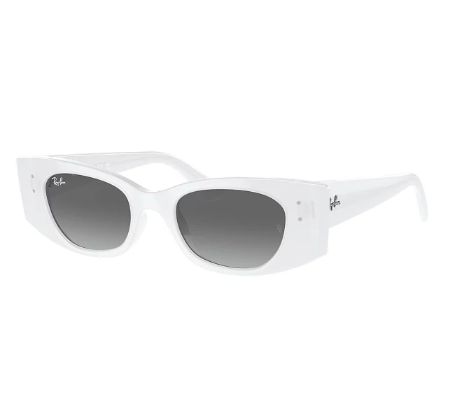 Lunettes de soleil Ray-Ban RB4427 675911 49 20 Blanc