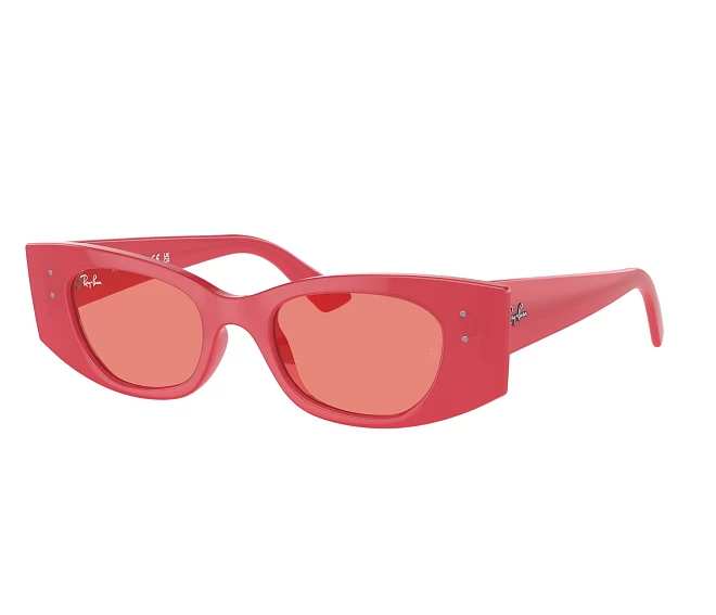 Lunettes de soleil Ray-Ban RB4427 676084 49 20 Rouge